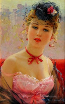 Retrato de Elodie Impresionista Pinturas al óleo